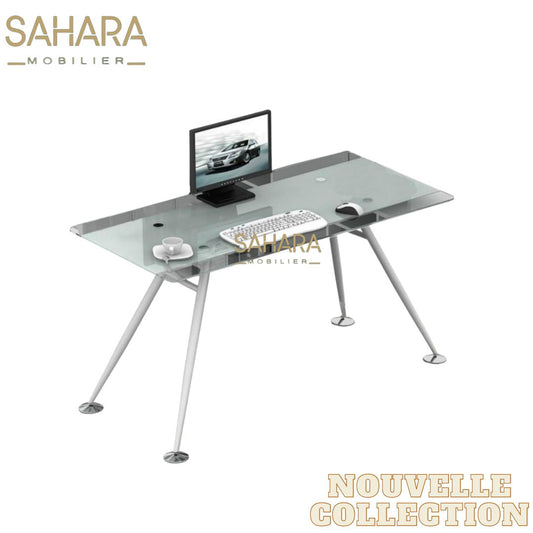 Bureau CONNECT en verre Réf B3854