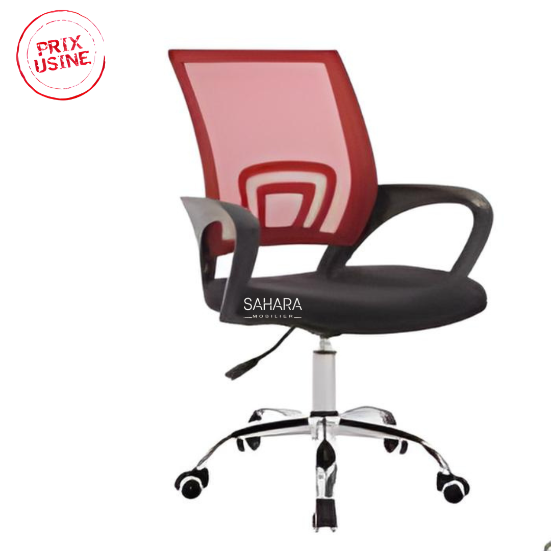 Fauteuil en Mesh piètements chromé