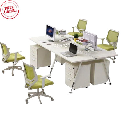 Workstation 4 postes DESIGN Réf B3439