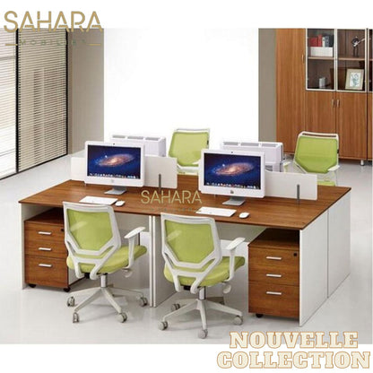 Workstation NEO 4 positions Sans caisson﻿ Réf B2695