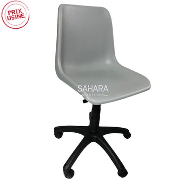 chaises pour bureau en PVC En gris