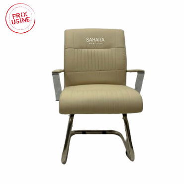 Fauteuil BLAD Visiteur en Beige Réf B3592